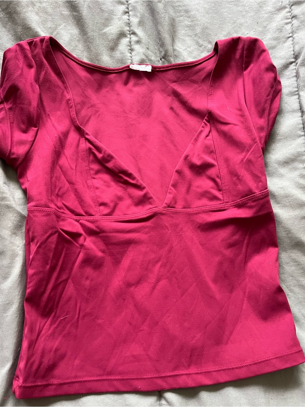 Garage Bright Fuchsia Short Sleeve Top